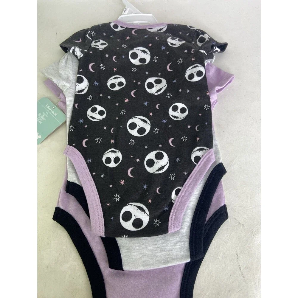 Disney Baby The Nightmare Before Christmas 3 Piece Bodysuit Set Girls 6 Months